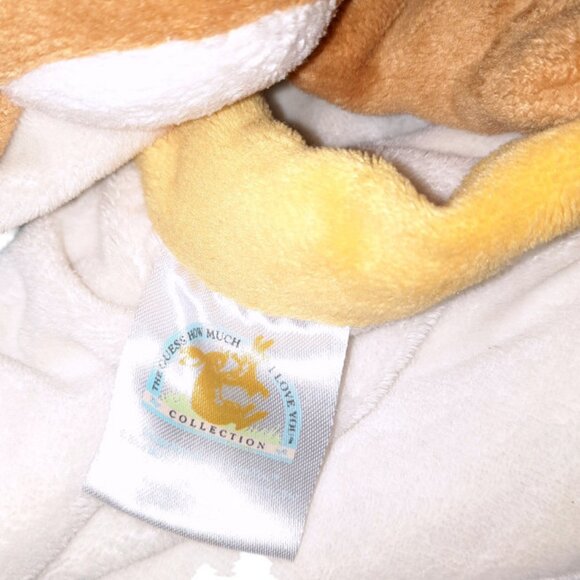 Guess How Much I Love You Mama & Baby Bunny Security Lovey Blanket 15" X 15" - Picture 5 of 5